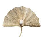 Большой Настенный Подсвечник золотой Лист Пальмы варинант исполнения - 1 | Loft Concept в Казани