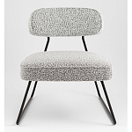 Кресло лаунж Kate букле серый варинант исполнения - 4 | Loft Concept в Казани