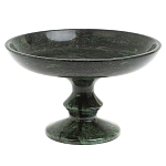 Фруктовница большая из натурального камня Змеевик Шабровский Natural Stone Fruit Bowls варинант исполнения - 1 | Loft Concept в Казани