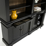 Витрина из массива сосны Sterling Showcase Black варинант исполнения - 5 | Loft Concept в Казани