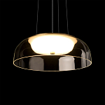 Подвесной светильник  с плоским прозрачным стеклянным плафоном Grada Light варинант исполнения - 8 | Loft Concept в Казани