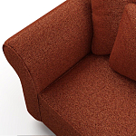 Мебельная ткань Шенилл терракотовый цвет 138 см T4-44 варинант исполнения - 3 | Loft Concept в Казани