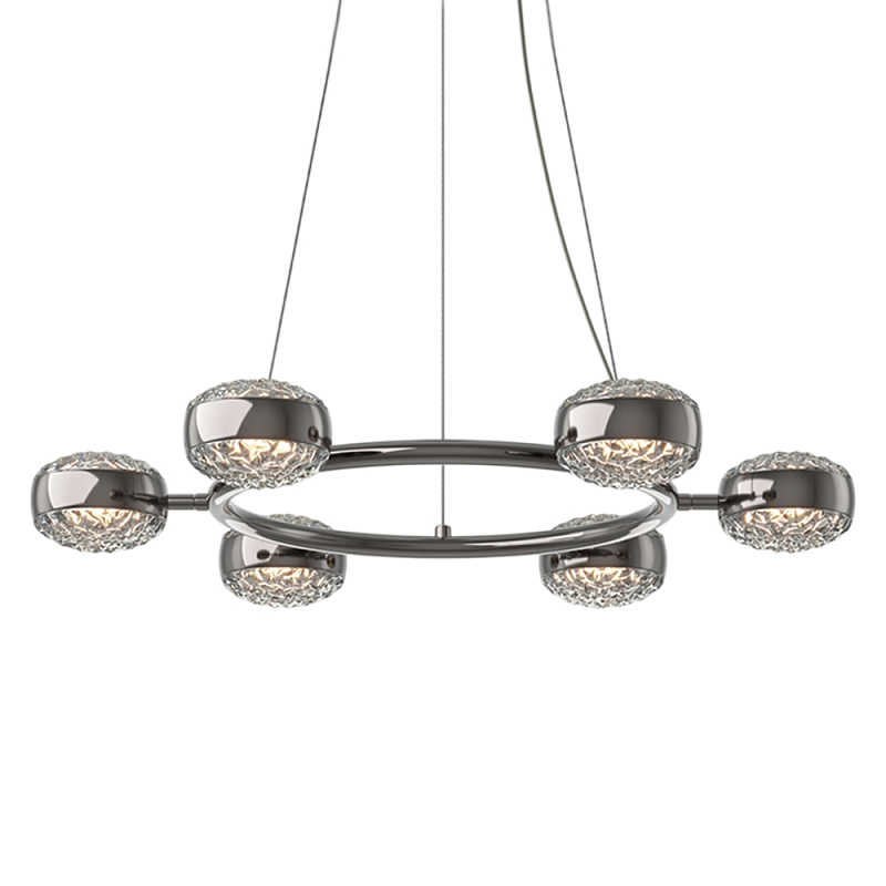 Люстра подвесная Mind 3000К 60Вт Черный Серый в Казани | Loft Concept 