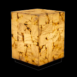 Торшер прямоугольный из натурального камня Calcite Geometry варинант исполнения - 5 | Loft Concept в Казани