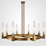 Люстра CANELLE Round Chandelier 8 Modern Brass варинант исполнения - 4 | Loft Concept в Казани