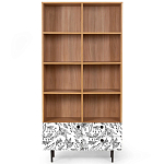 Широкий стеллаж с принтом Elise Rack варинант исполнения - 20 | Loft Concept в Казани