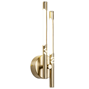 Бра Цвета золота Glowing Flute Double