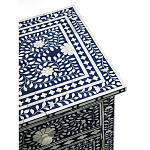 Комод инкрустация костью ORIENTAL Indian синий орнамент варинант исполнения - 4 | Loft Concept в Казани