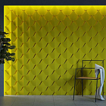 Гипсовая 3D Панель DRAGON SCALE - B варинант исполнения - 2 | Loft Concept в Казани