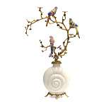 Подсвечник с декором из птиц на ветвях Birds of Paradise варинант исполнения - 1 | Loft Concept в Казани