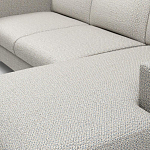 Мебельная ткань Шенилл серо-голубой цвет 142 см T4-47 варинант исполнения - 12 | Loft Concept в Казани