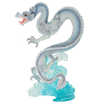 Декоративная статуэтка Дракон White Blue Water Dragon Statuette варинант исполнения - 1 | Loft Concept в Казани