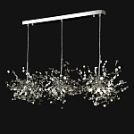 Люстра подвесная из трех частей с металлическими круглыми элементами Terzani Argent варинант исполнения - 9 | Loft Concept в Казани