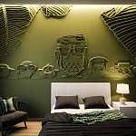 Барельеф OWLS варинант исполнения - 2 | Loft Concept в Казани