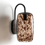 Бра с плафоном из янтарного стекла Amber Olmos Wall Lamp варинант исполнения - 2 | Loft Concept в Казани