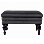 Мягкая банкетка с зоной для хранения Casket Dark Grey варинант исполнения - 1 | Loft Concept в Казани