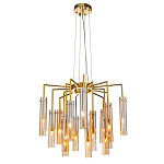 Люстра со стеклянными цилиндрическими плафонами Luminous Cylinders Amber варинант исполнения - 2 | Loft Concept в Казани