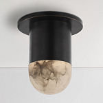 Потолочный светильник светодиодный с плафоном из натурального камня Purgatory варинант исполнения - 1 | Loft Concept в Казани