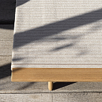 Дизайнерский кофейный стол из дерева с керамической столешницей уличный SWAY Coffee Table варинант исполнения - 4 | Loft Concept в Казани