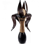 Настольная лампа черная INDONESIAN LAMPS 1 варинант исполнения - 1 | Loft Concept в Казани