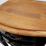 Тумба прикроватная из массива березы с 2-мя ящиками в стиле прованс Vintage варинант исполнения - 6 | Loft Concept в Казани