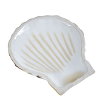 Фигурка из фарфора в виде ракушки морского гребешка Marine Tridacna варинант исполнения - 2 | Loft Concept в Казани