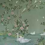 Обои ручная роспись Harpsden blue варинант исполнения - 1 | Loft Concept в Казани