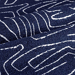 Мебельная ткань Букле синий цвет 140 см T3-8 варинант исполнения - 1 | Loft Concept в Казани