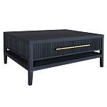 Кофейный стол Primo с двумя ящиками Черный дуб варинант исполнения - 9 | Loft Concept в Казани