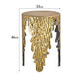 Столик дизайнерский Copper streaks варинант исполнения - 5 | Loft Concept в Казани