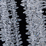 Люстра многоярусная с каркасом из металла и прозрачными подвесками FAIRYTREE Light варинант исполнения - 7 | Loft Concept в Казани