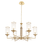 Люстра с 6-ю цилиндрическими стеклянными плафонами Jeanette варинант исполнения - 3 | Loft Concept в Казани