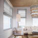 Люстра трехъярусная с декором из круглых деревянных бусин с кисточками Gray Brown Wooden Beads Chandelier варинант исполнения - 4 | Loft Concept в Казани