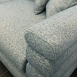 Дизайнерский Диван Lancaster Серо-голубое букле варинант исполнения - 1 | Loft Concept в Казани