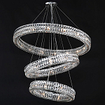 Хрустальная Люстра Элизабет из трех колец Хром  варинант исполнения - 1 | Loft Concept в Казани