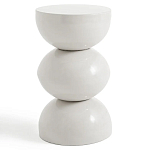 Приставной столик белого цвета Bead варинант исполнения - 1 | Loft Concept в Казани