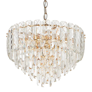 Круглая многоярусная люстра Cascade waterfall