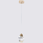Подвесной светильник с хрустальным плафоном Esme Crystal Gold Hanging lamp варинант исполнения - 2 | Loft Concept в Казани