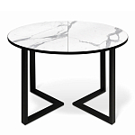 Стол обеденный раздвижной со столешницей белый мрамор Magali варинант исполнения - 2 | Loft Concept в Казани