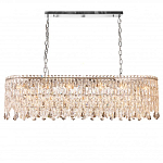 Люстра овальная с хрустальными подвесками Roul Crystal Light варинант исполнения - 4 | Loft Concept в Казани