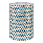 Столик с инкрустацией с перламутровым узором Rona варинант исполнения - 1 | Loft Concept в Казани