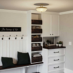 Потолочный светильник со стеклянным плафоном в виде купола Quoizel варинант исполнения - 16 | Loft Concept в Казани