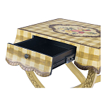 Приставной столик с ящиком в стиле ретро Vintage Rustic Tablecloth варинант исполнения - 3 | Loft Concept в Казани