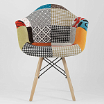 Стул с обивкой в стиле Patchwork варинант исполнения - 2 | Loft Concept в Казани