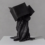 Скульптура «Окаменелый рост», Черный объект варинант исполнения - 1 | Loft Concept в Казани