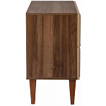 Тумба прикроватная бежевая из массива бука с 2-мя ящиками Wenge Light варинант исполнения - 3 | Loft Concept в Казани