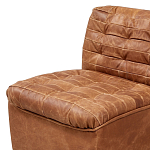 Модульное кожаное кресло Maxence Lounge Leather Armchair варинант исполнения - 2 | Loft Concept в Казани