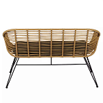 Кушетка плетеная из ротанга Wicker Сouch варинант исполнения - 2 | Loft Concept в Казани