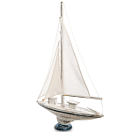 Деревянная статуэтка в виде парусника Sailboat Statuette варинант исполнения - 2 | Loft Concept в Казани