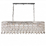 Люстра овальная с хрустальными подвесками Roul Crystal Light варинант исполнения - 6 | Loft Concept в Казани